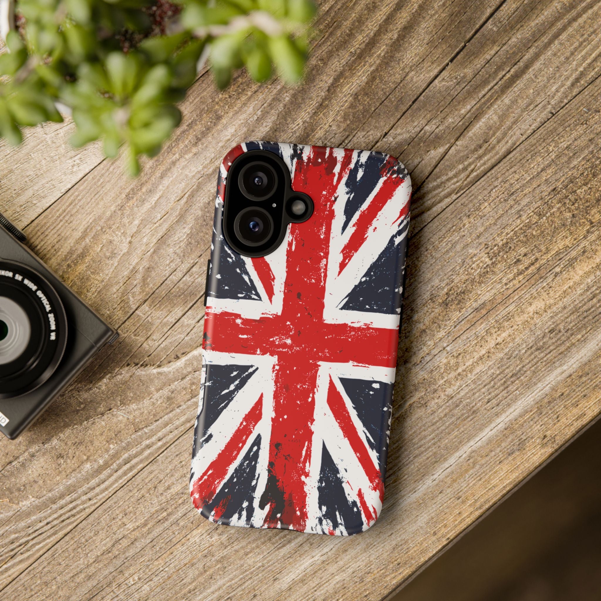 Union Jack Phone Case — Distressed British Flag Tough Case