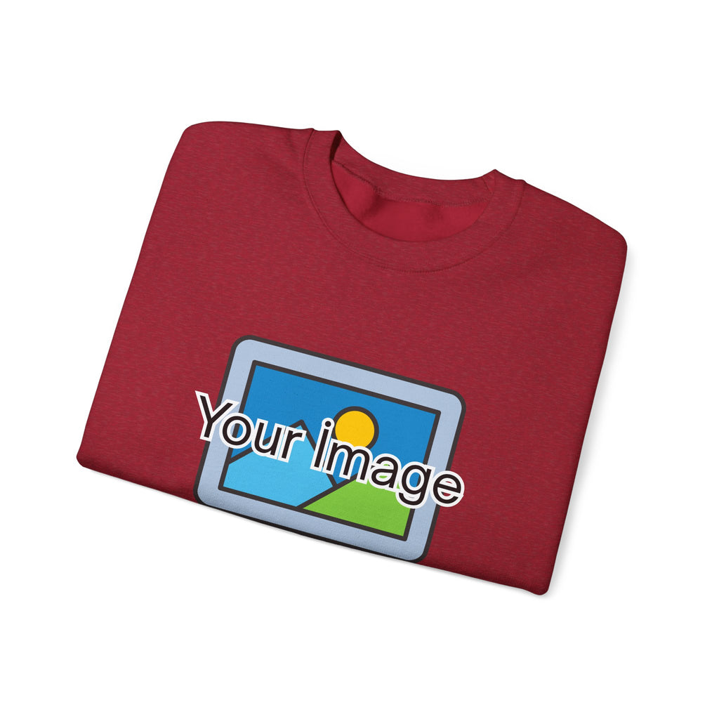 Personalized Image & Text Sweatshirt