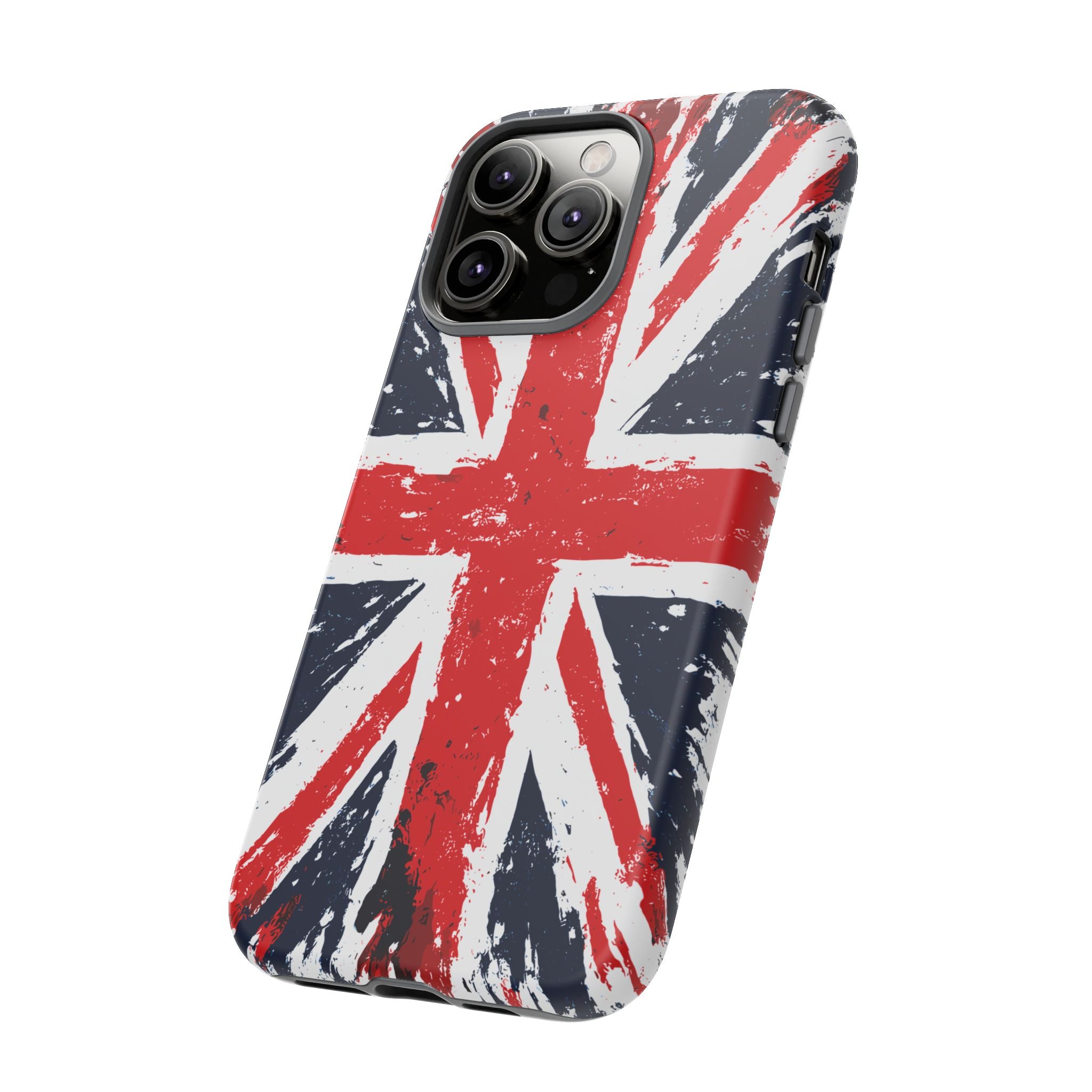 Union Jack Phone Case — Distressed British Flag Tough Case