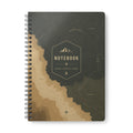 A5 Topographic Adventure Notebook — 'Notebook' Mountain Design Wirobound Journal