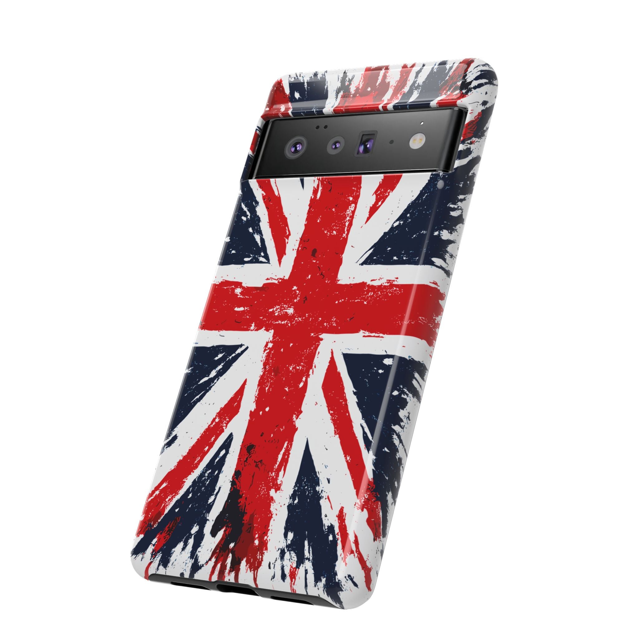 Union Jack Phone Case — Distressed British Flag Tough Case
