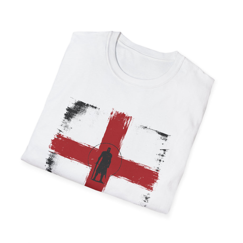 England St. George Flag T-Shirt — Vintage Distressed Football Supporter Tee