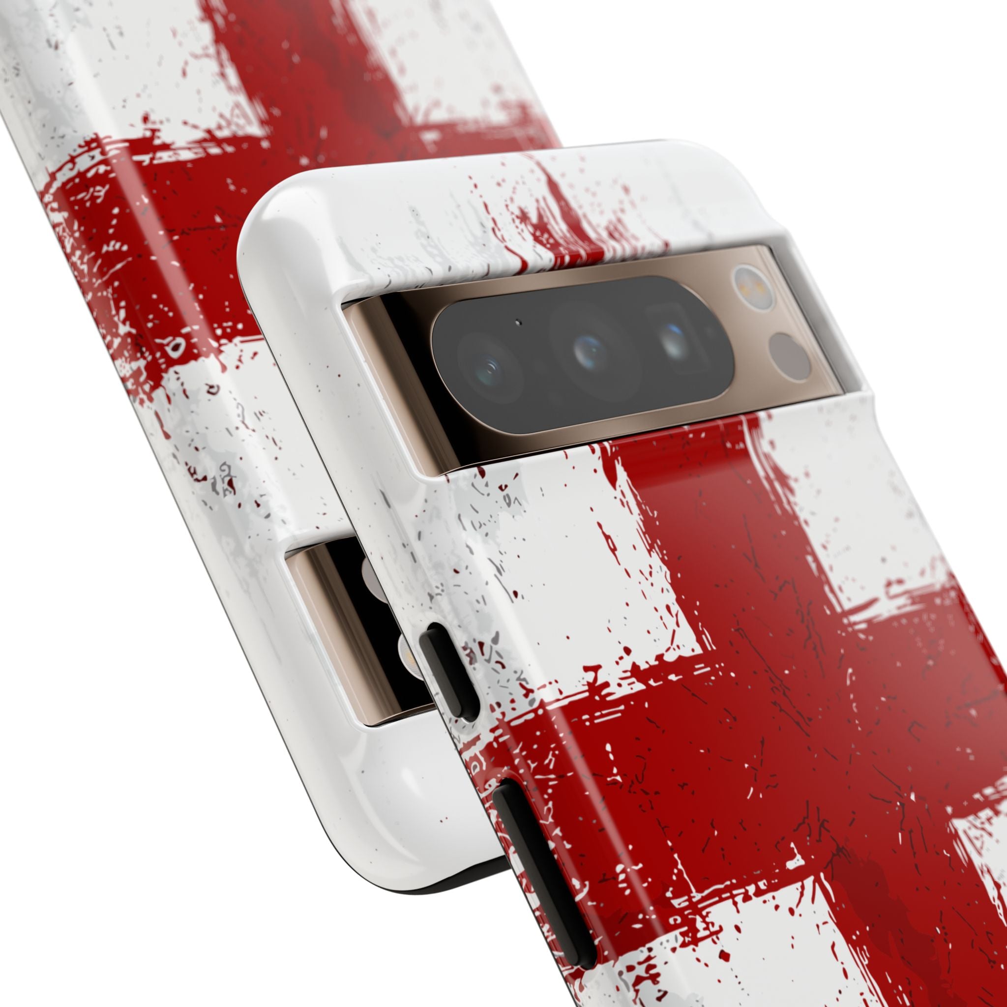 Phone Case - Distressed England St. George's Cross Patriotic Tough Case