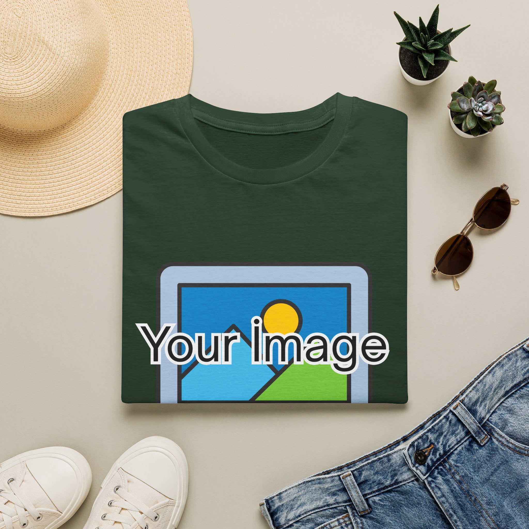 Unisex Custom Photo T-Shirt — Personalized Image & Text Tee