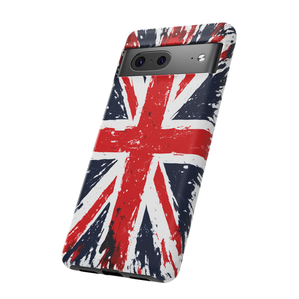 Union Jack Phone Case — Distressed British Flag Tough Case