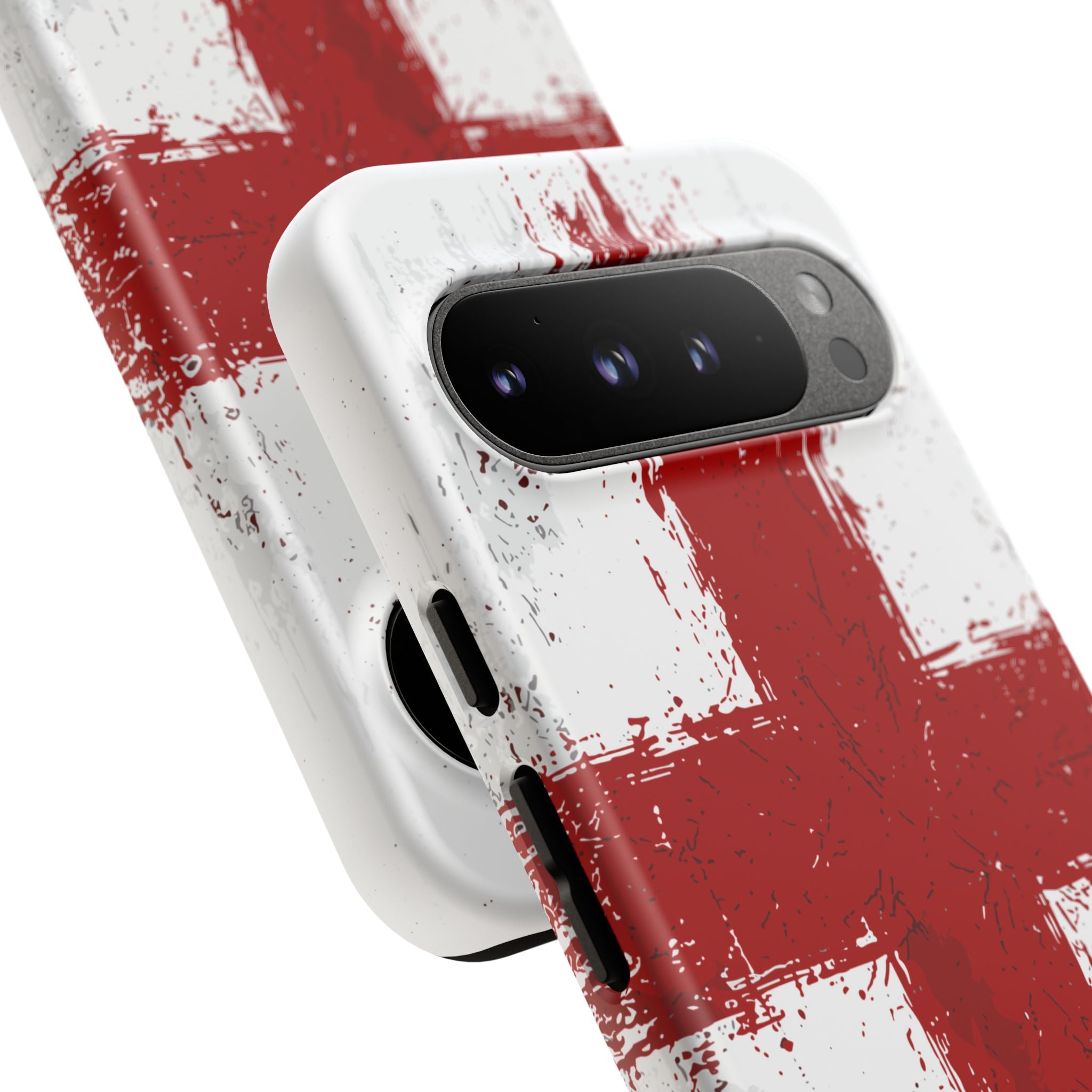 Phone Case - Distressed England St. George's Cross Patriotic Tough Case