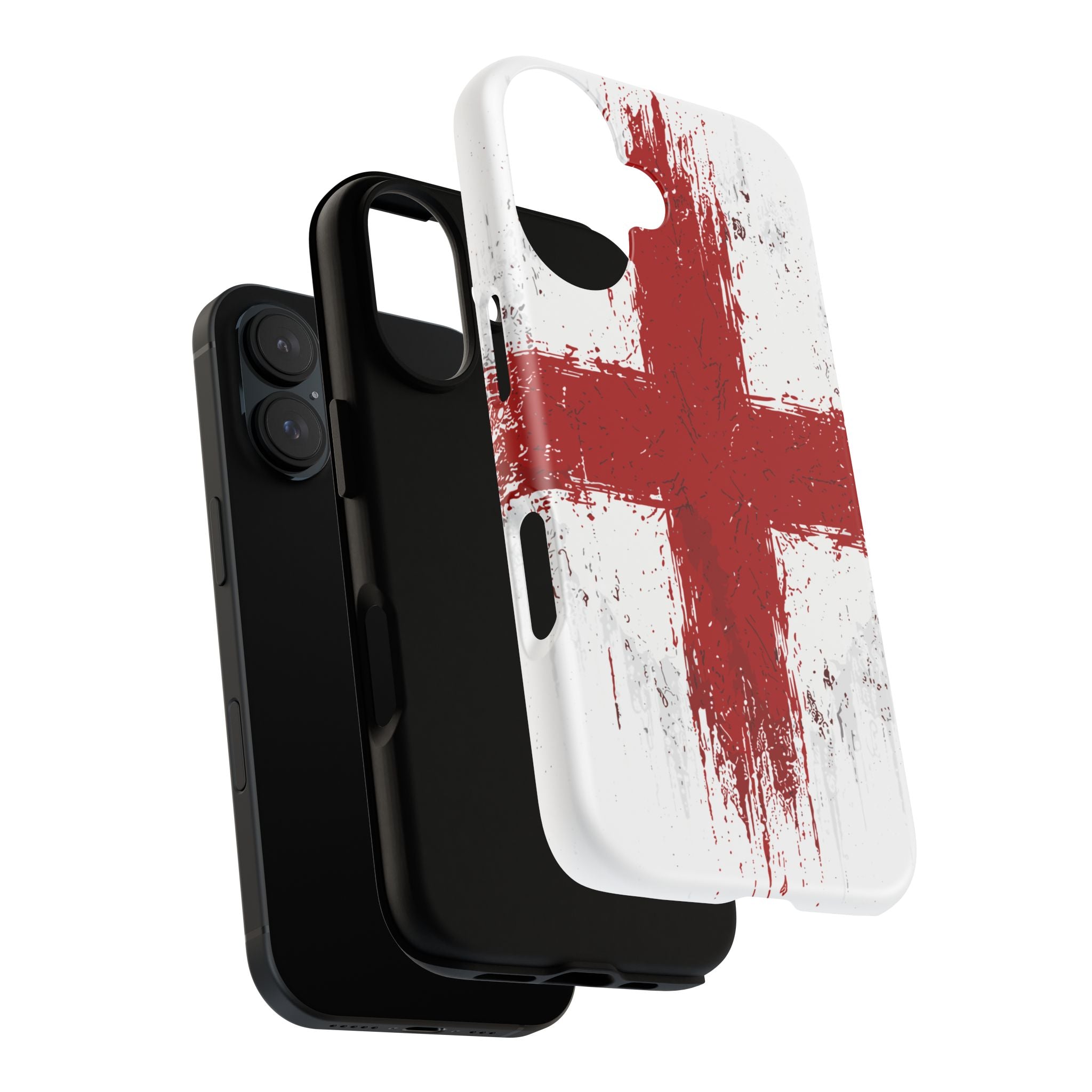 Phone Case - Distressed England St. George's Cross Patriotic Tough Case