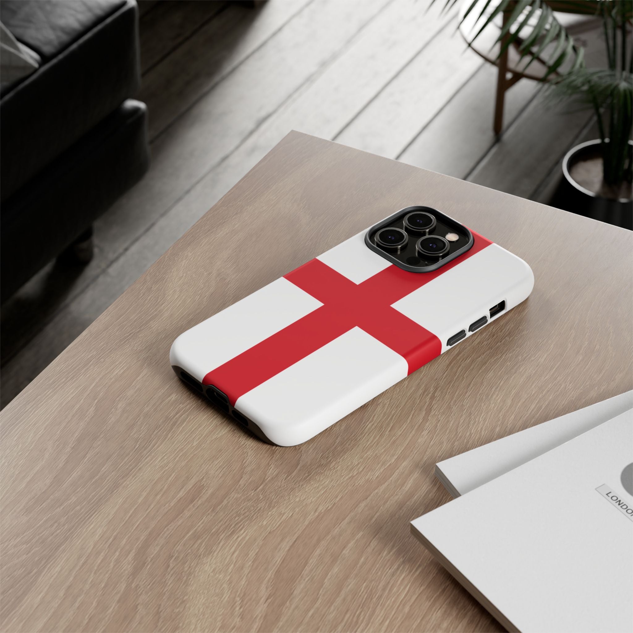 England Flag Tough Phone Case – St. George Cross Protective Cover