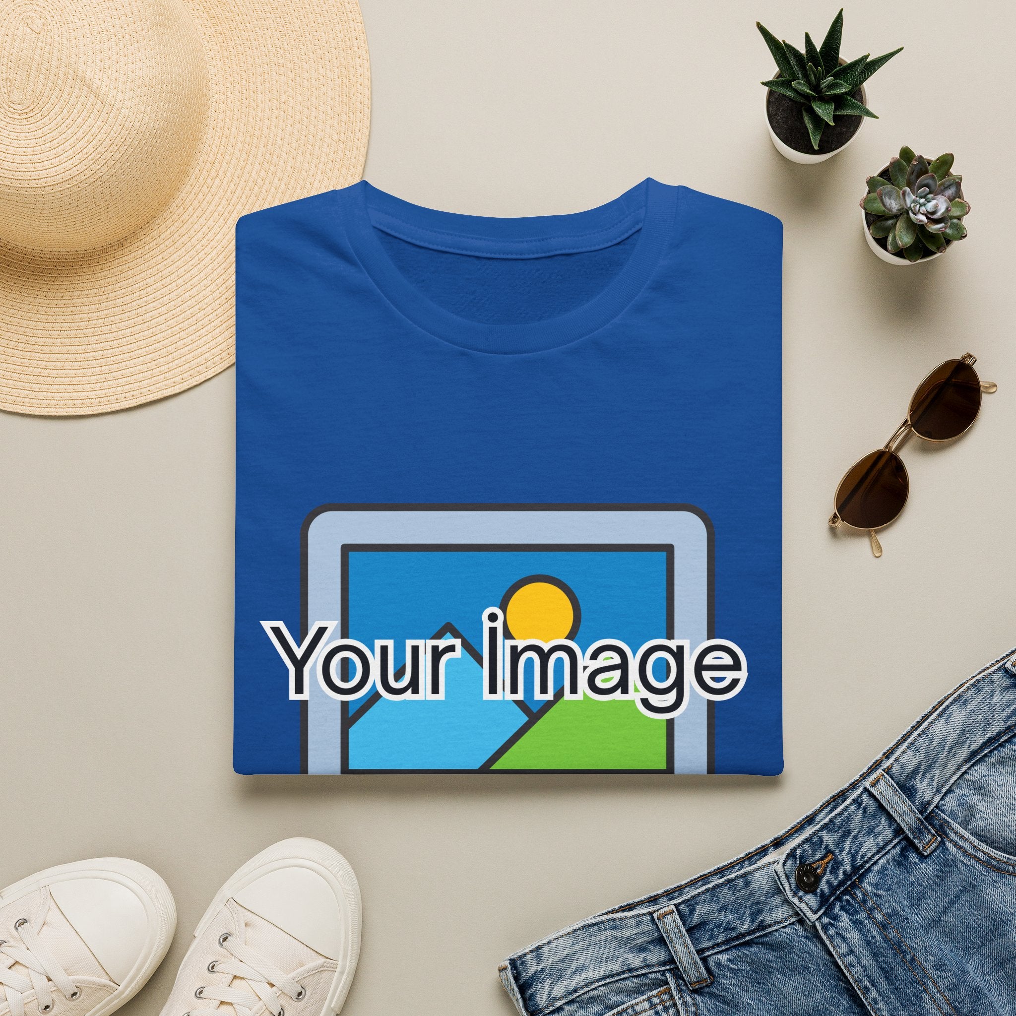 Unisex Custom Photo T-Shirt — Personalized Image & Text Tee