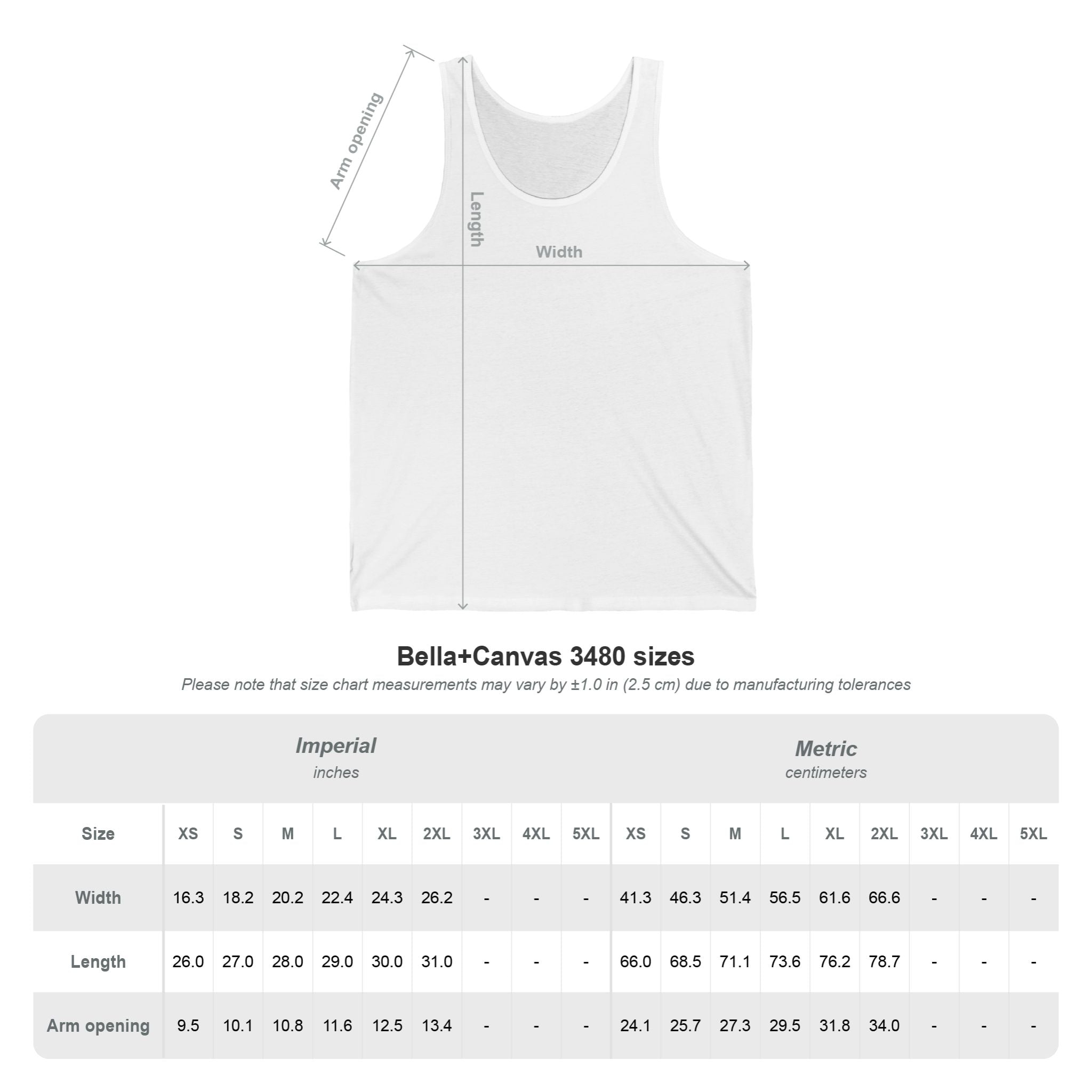 Custom Photo Tank Top – Personalized Image & Text Jersey Tank