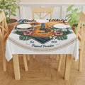 Aloha Vibes Tablecloth – Tropical Guitar Sunset Beach Table Cover