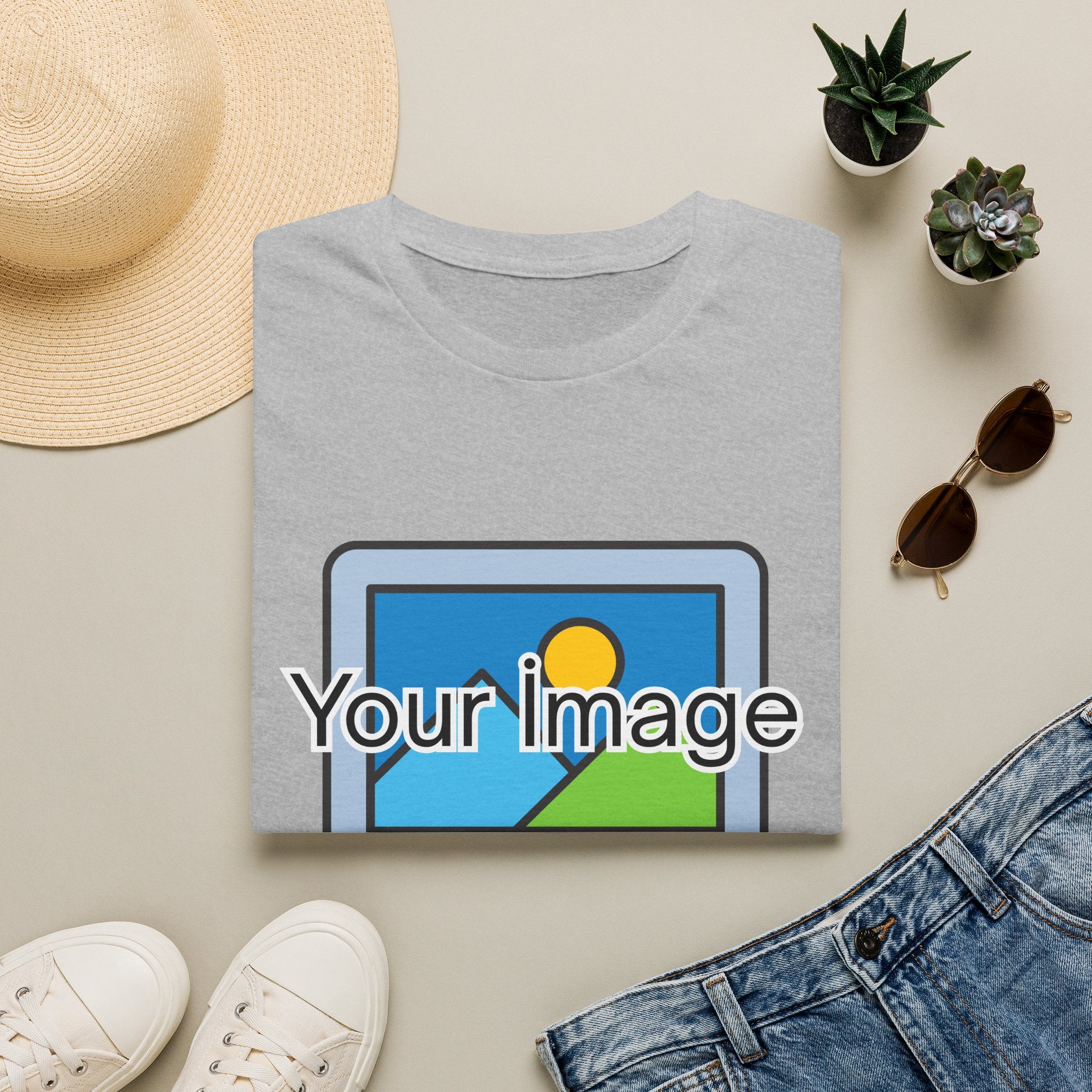 Unisex Custom Photo T-Shirt — Personalized Image & Text Tee