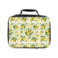 Lemon Pattern Lunch Bag – Insulated Citrus Floral Kids & Adult Bento Tote