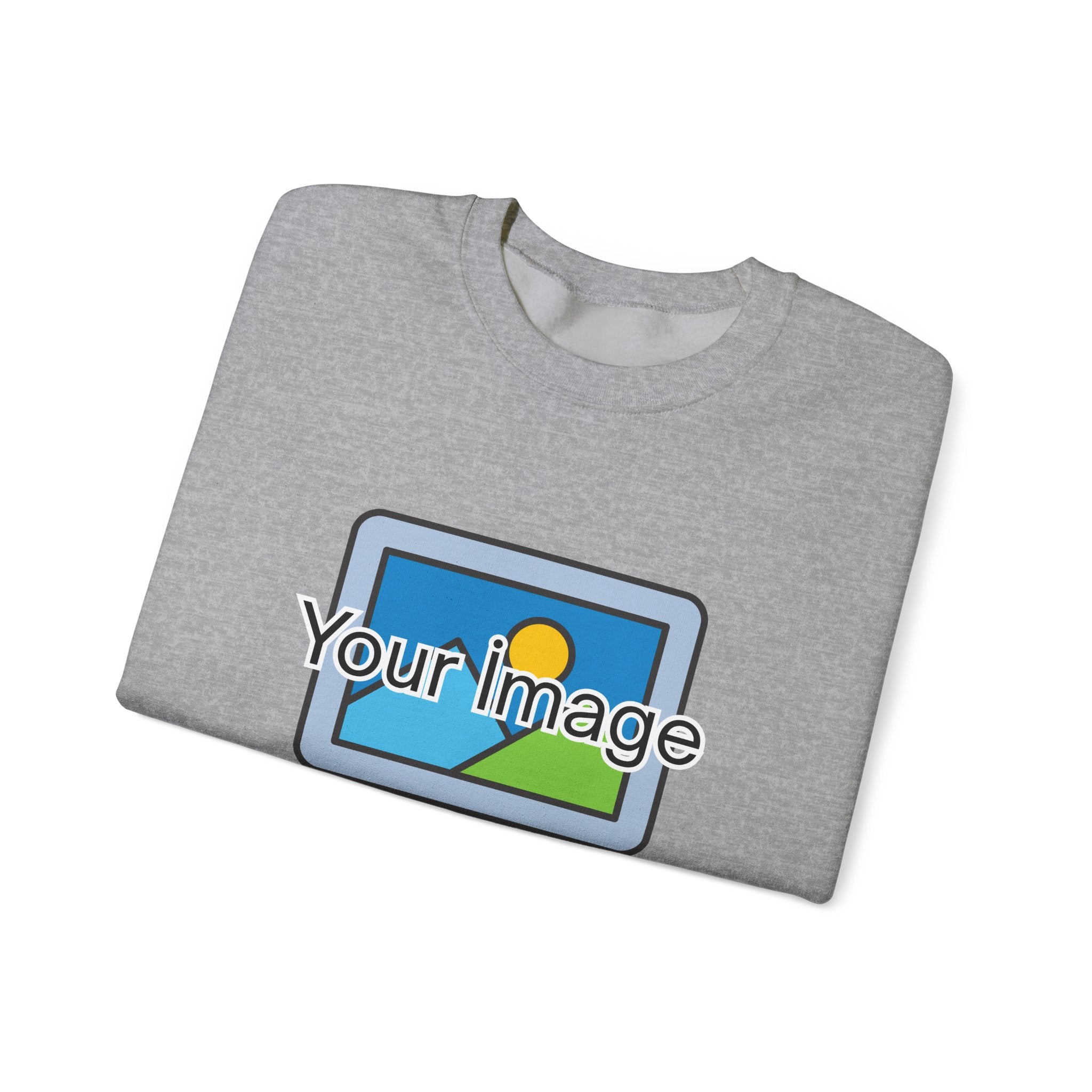 Personalized Image & Text Sweatshirt