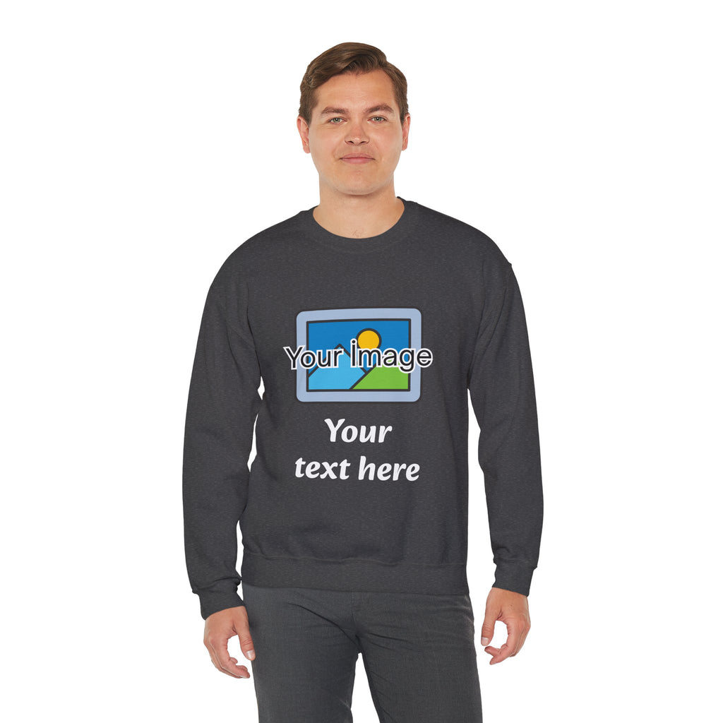 Personalized Image & Text Sweatshirt