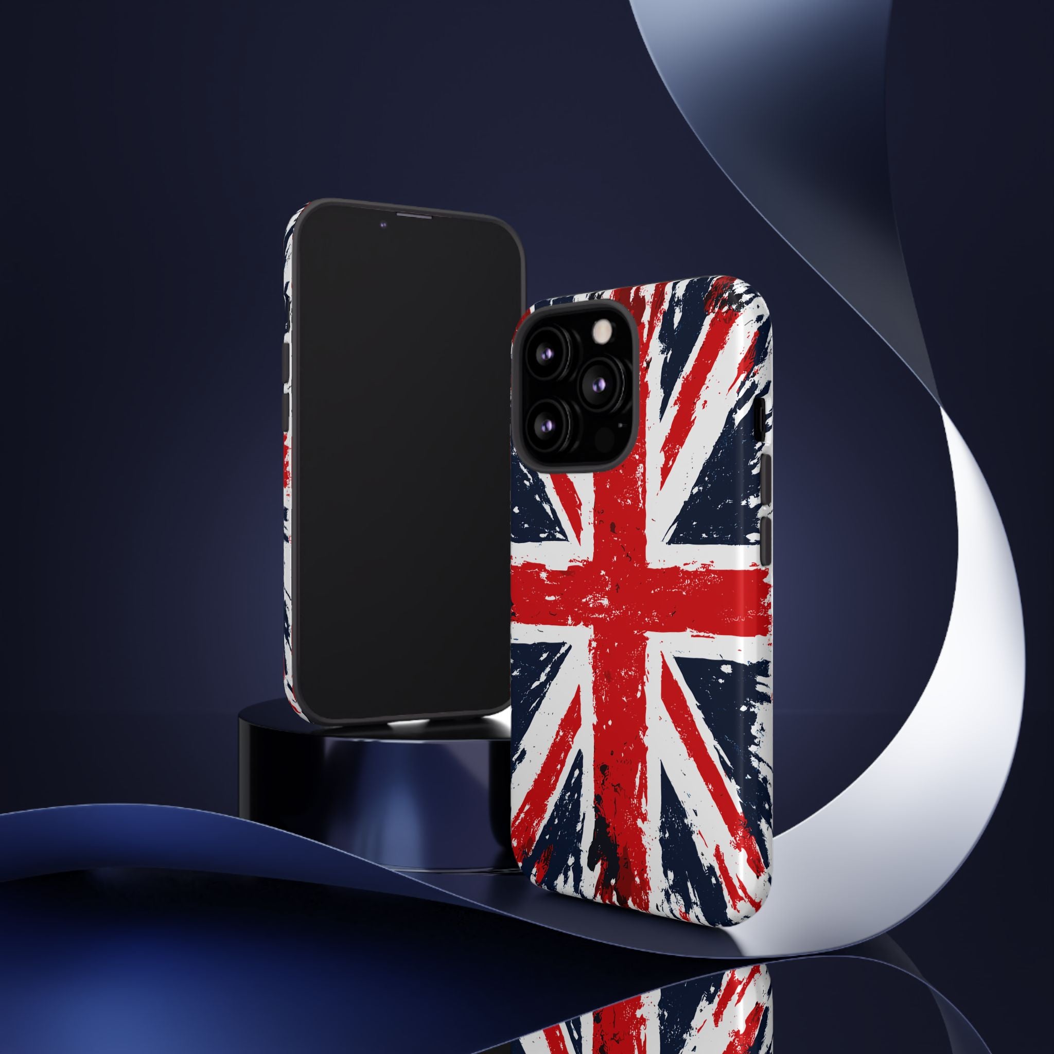 Union Jack Phone Case — Distressed British Flag Tough Case