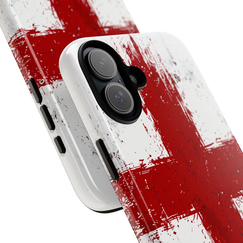 Phone Case - Distressed England St. George's Cross Patriotic Tough Case