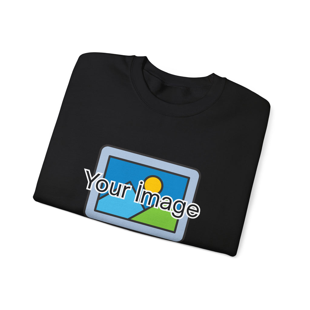 Personalized Image & Text Sweatshirt