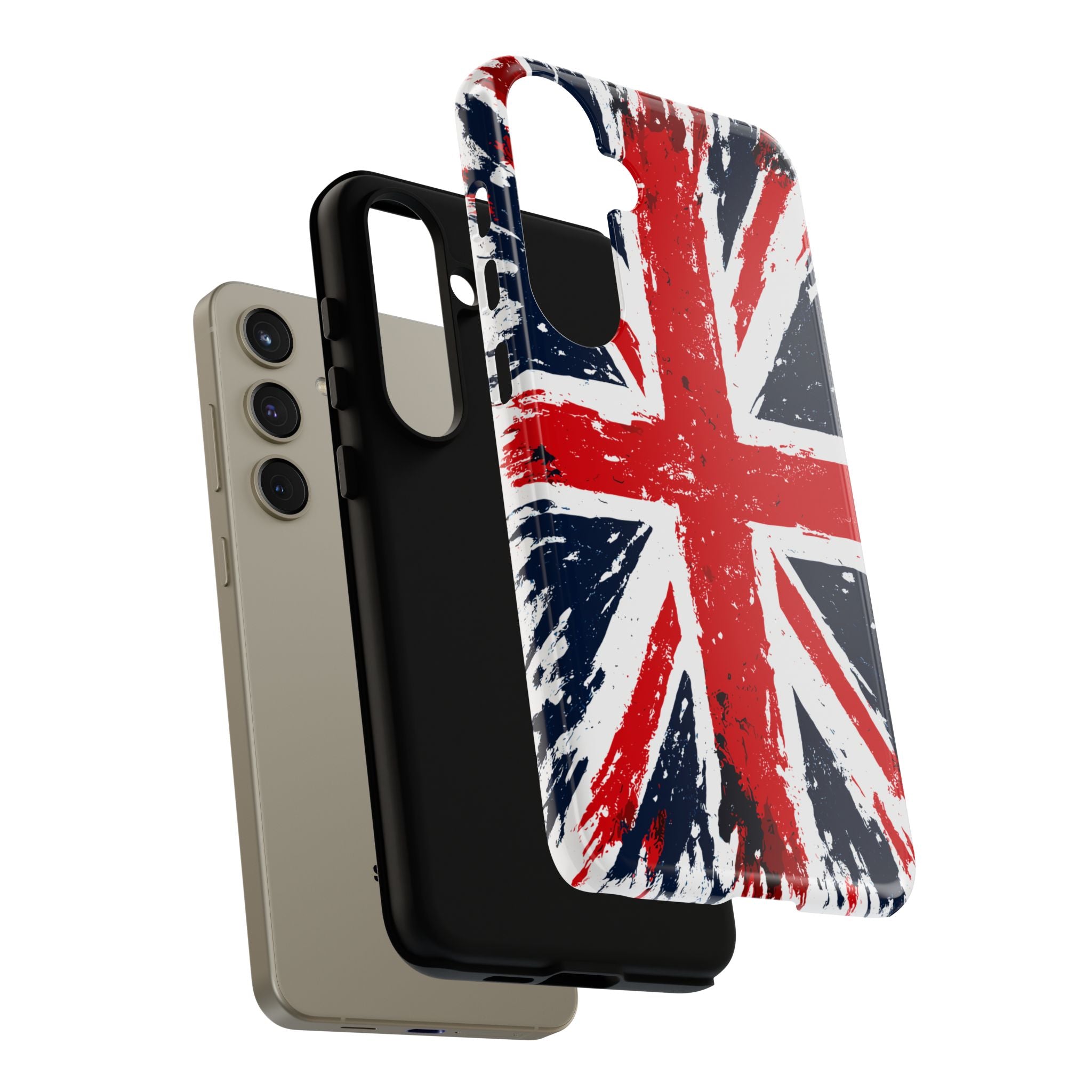 Union Jack Phone Case — Distressed British Flag Tough Case