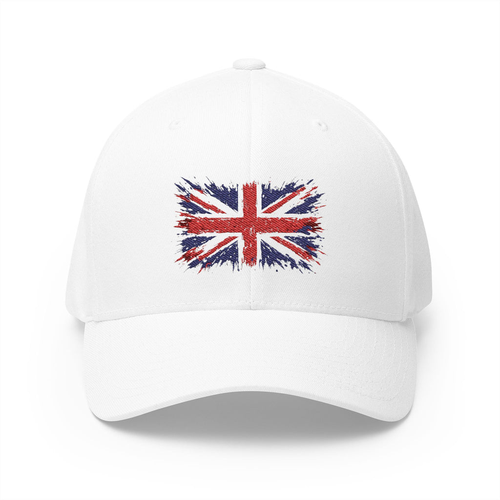 Union Jack Embroidered Cap - Distressed British Flag Baseball Hat