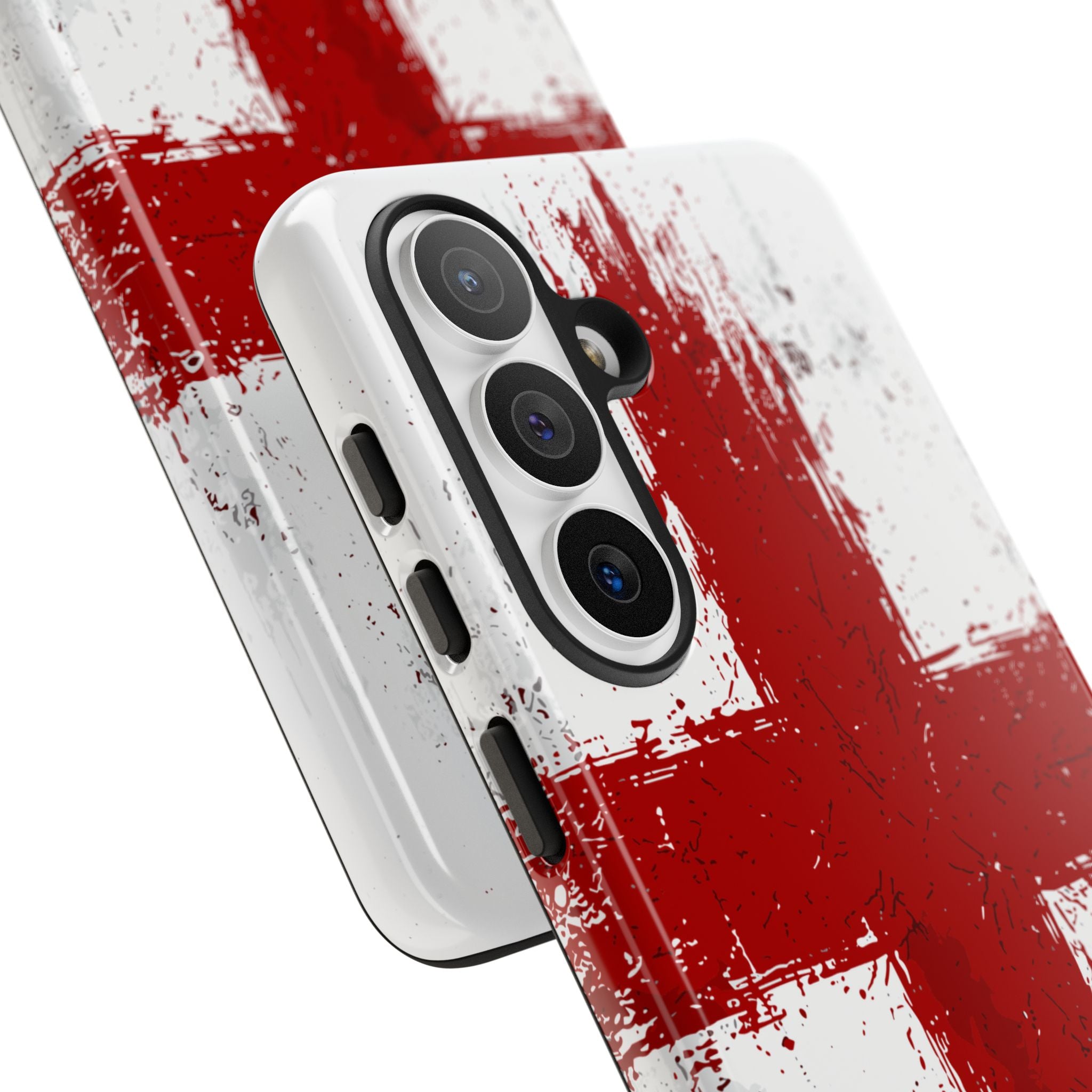 Phone Case - Distressed England St. George's Cross Patriotic Tough Case