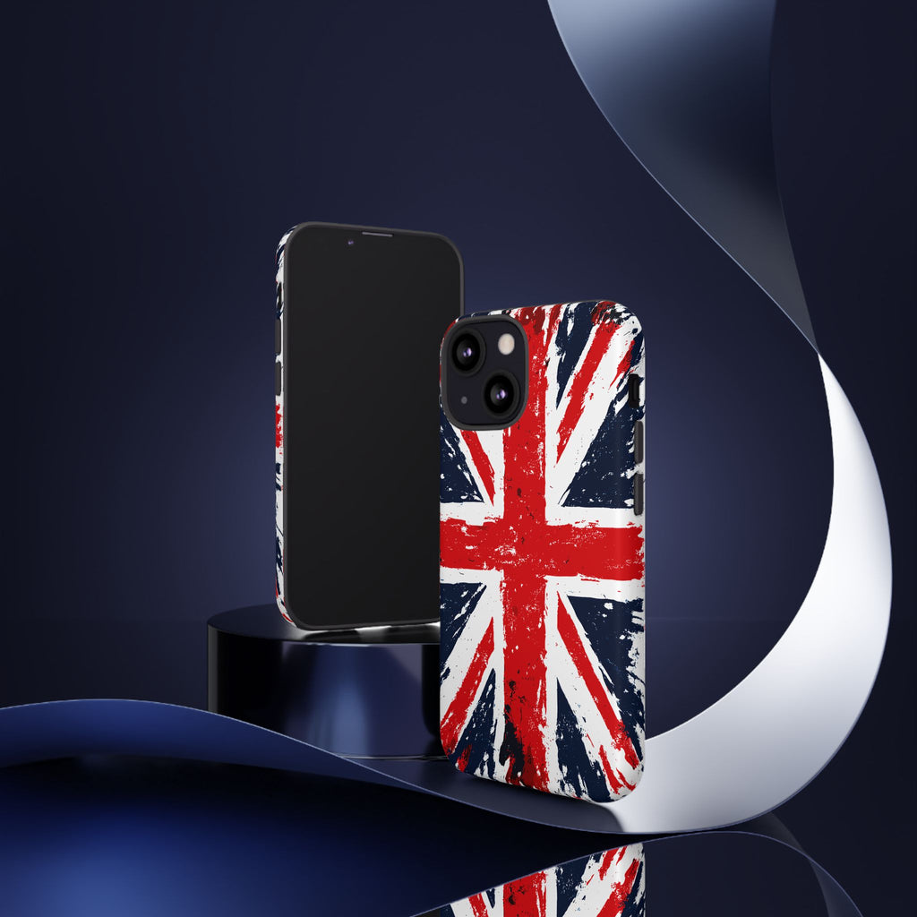 Union Jack Phone Case — Distressed British Flag Tough Case