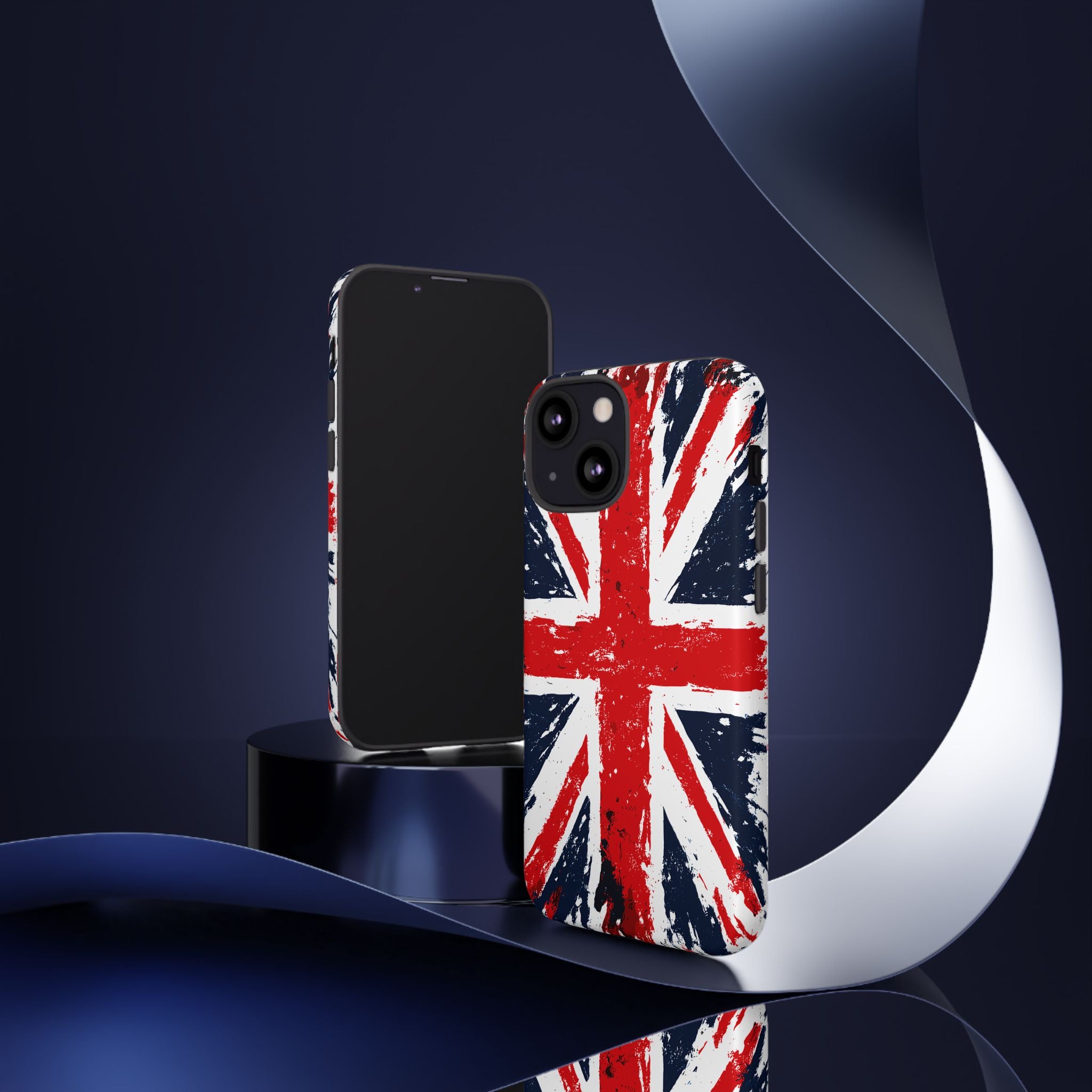 Union Jack Phone Case — Distressed British Flag Tough Case
