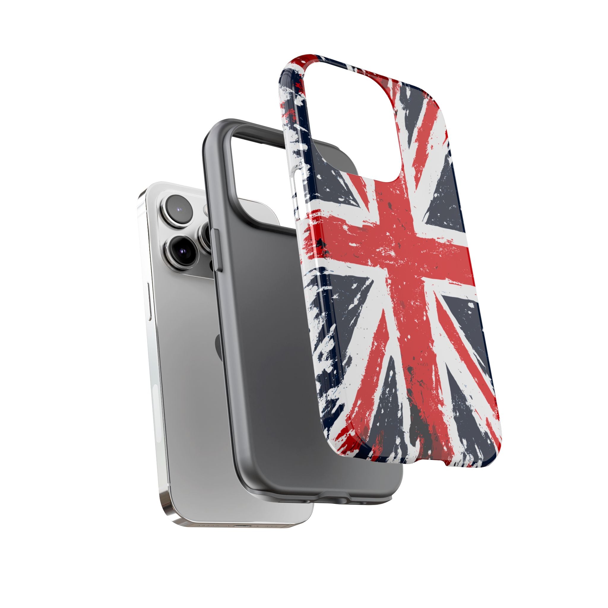 Union Jack Phone Case — Distressed British Flag Tough Case