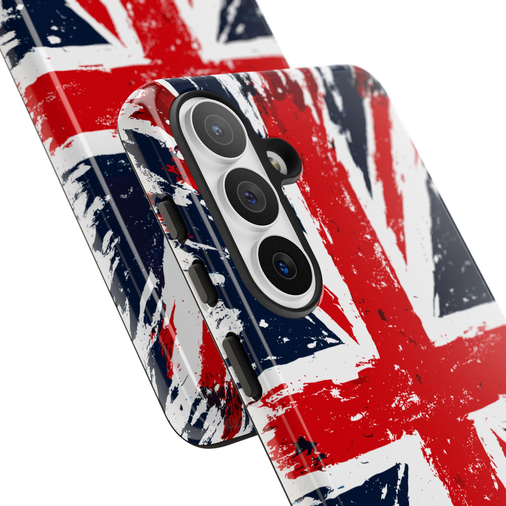 Union Jack Phone Case — Distressed British Flag Tough Case