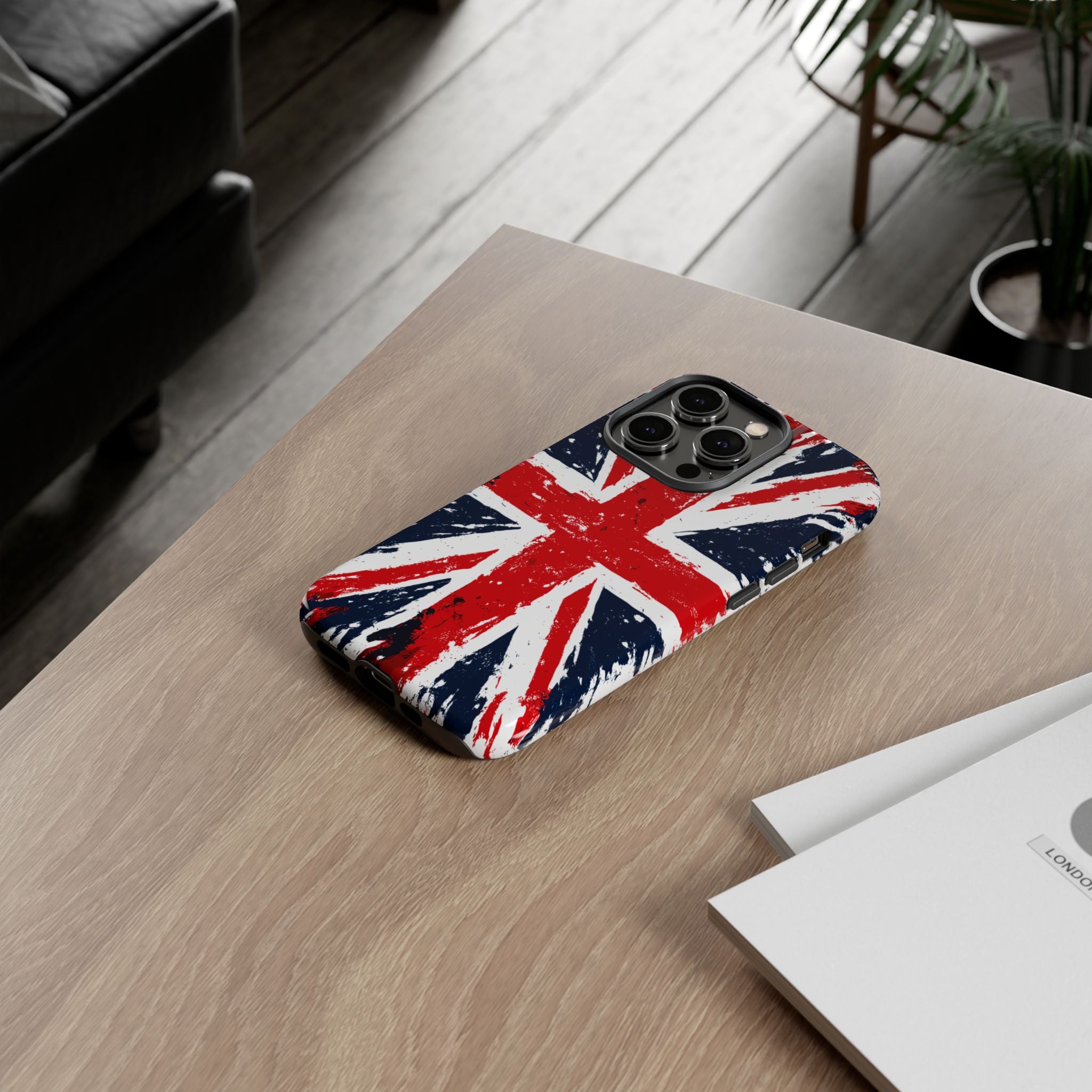 Union Jack Phone Case — Distressed British Flag Tough Case