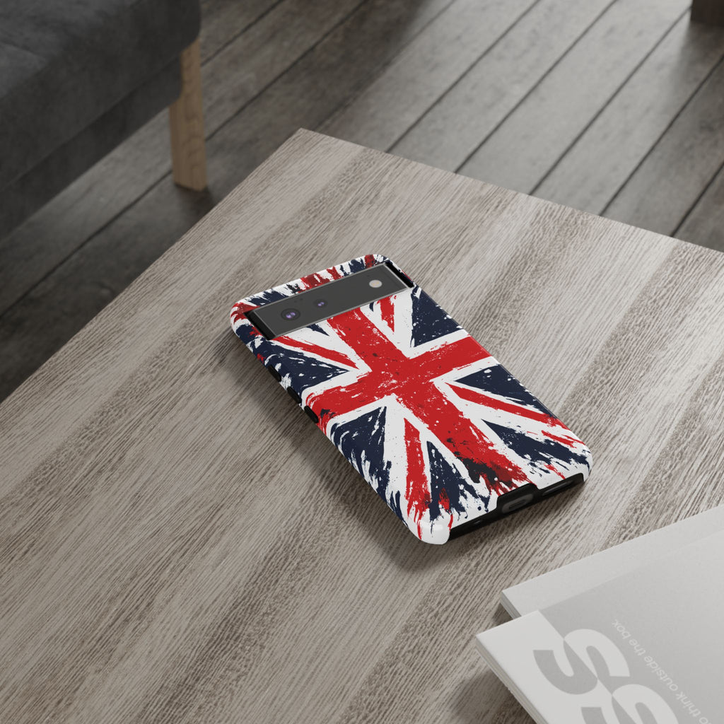 Union Jack Phone Case — Distressed British Flag Tough Case