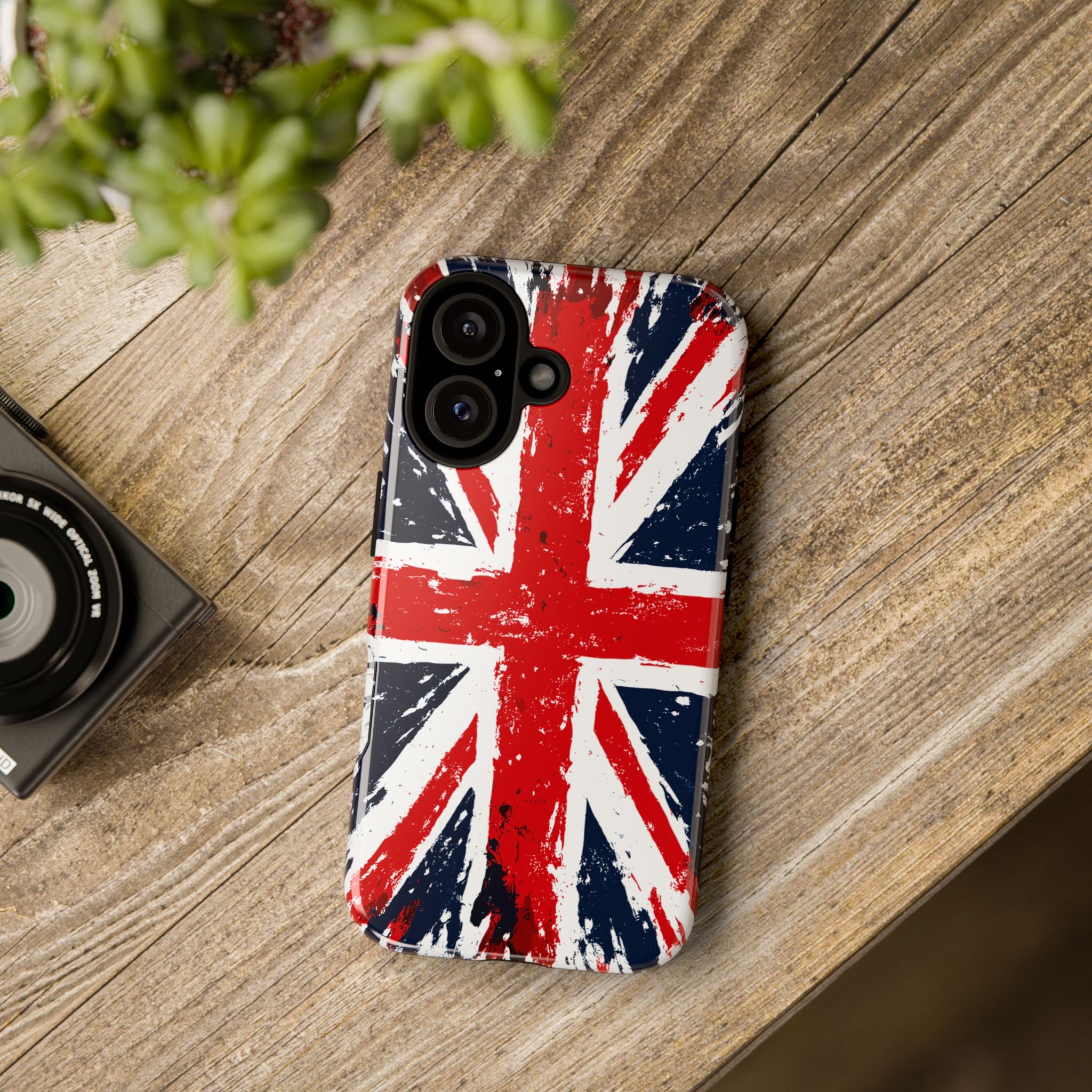 Union Jack Phone Case — Distressed British Flag Tough Case