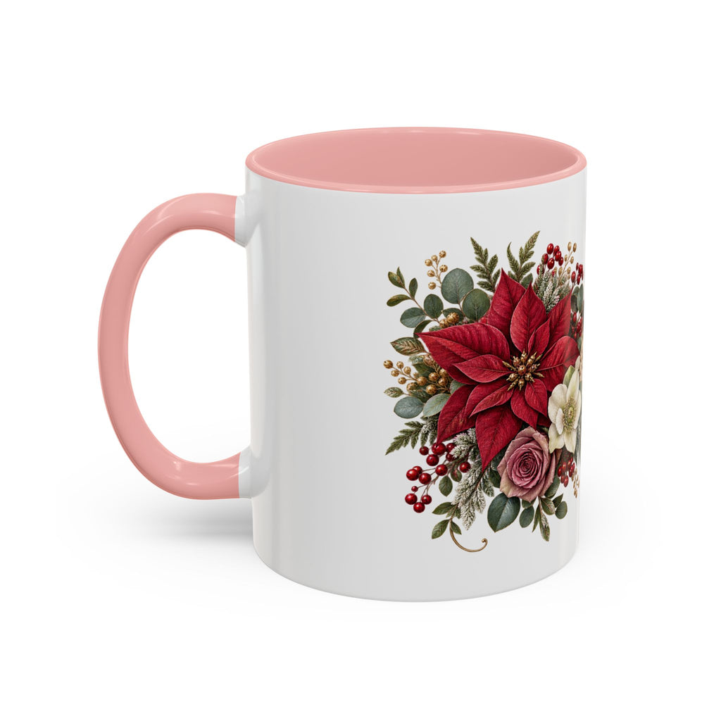 Blooming With Christmas Joy Floral Christmas Mug