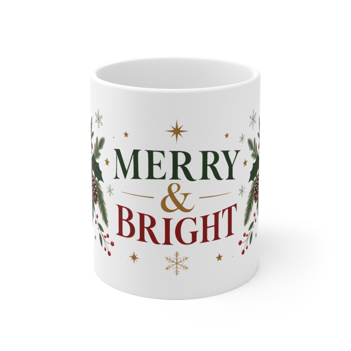 Merry & Bright Christmas Mug