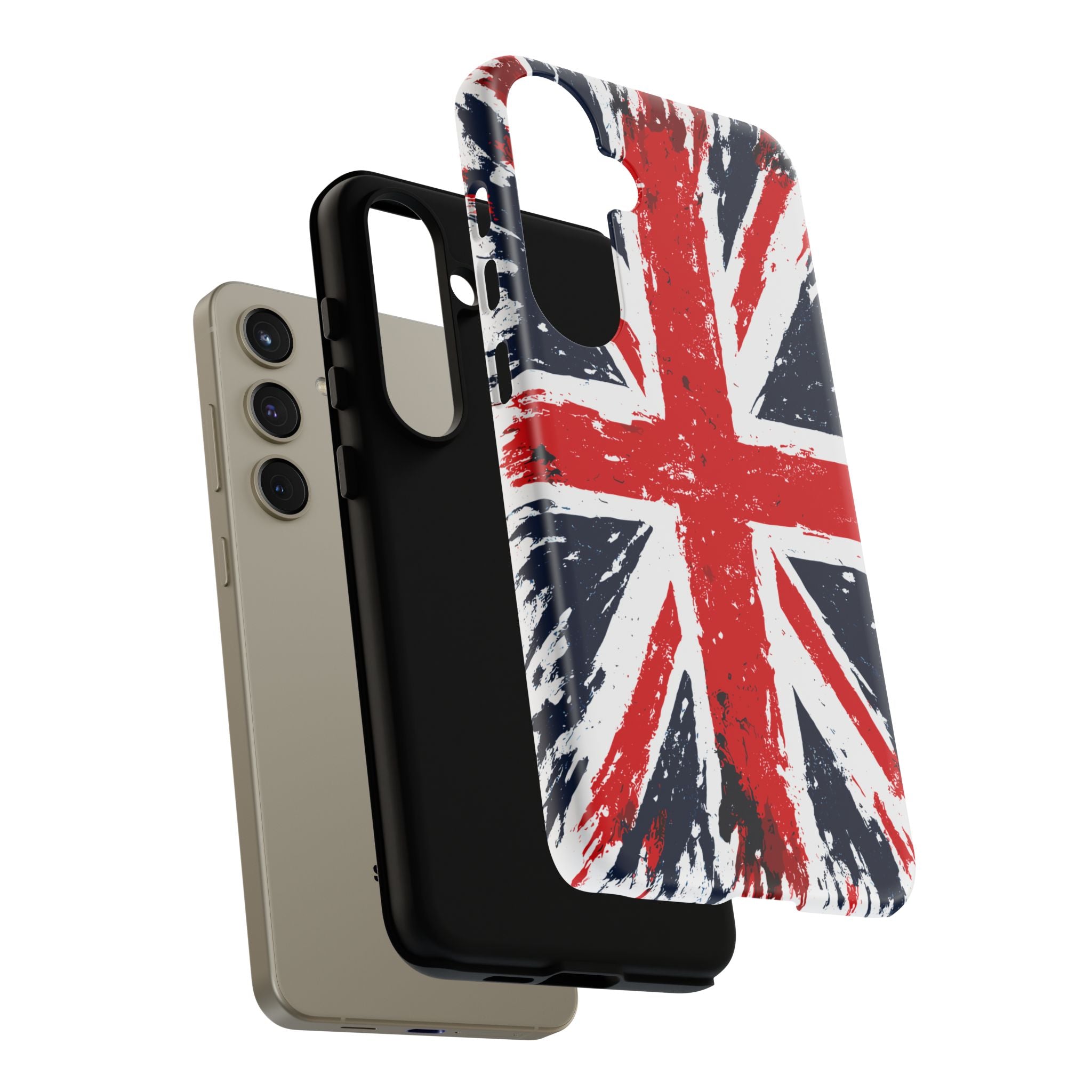 Union Jack Phone Case — Distressed British Flag Tough Case