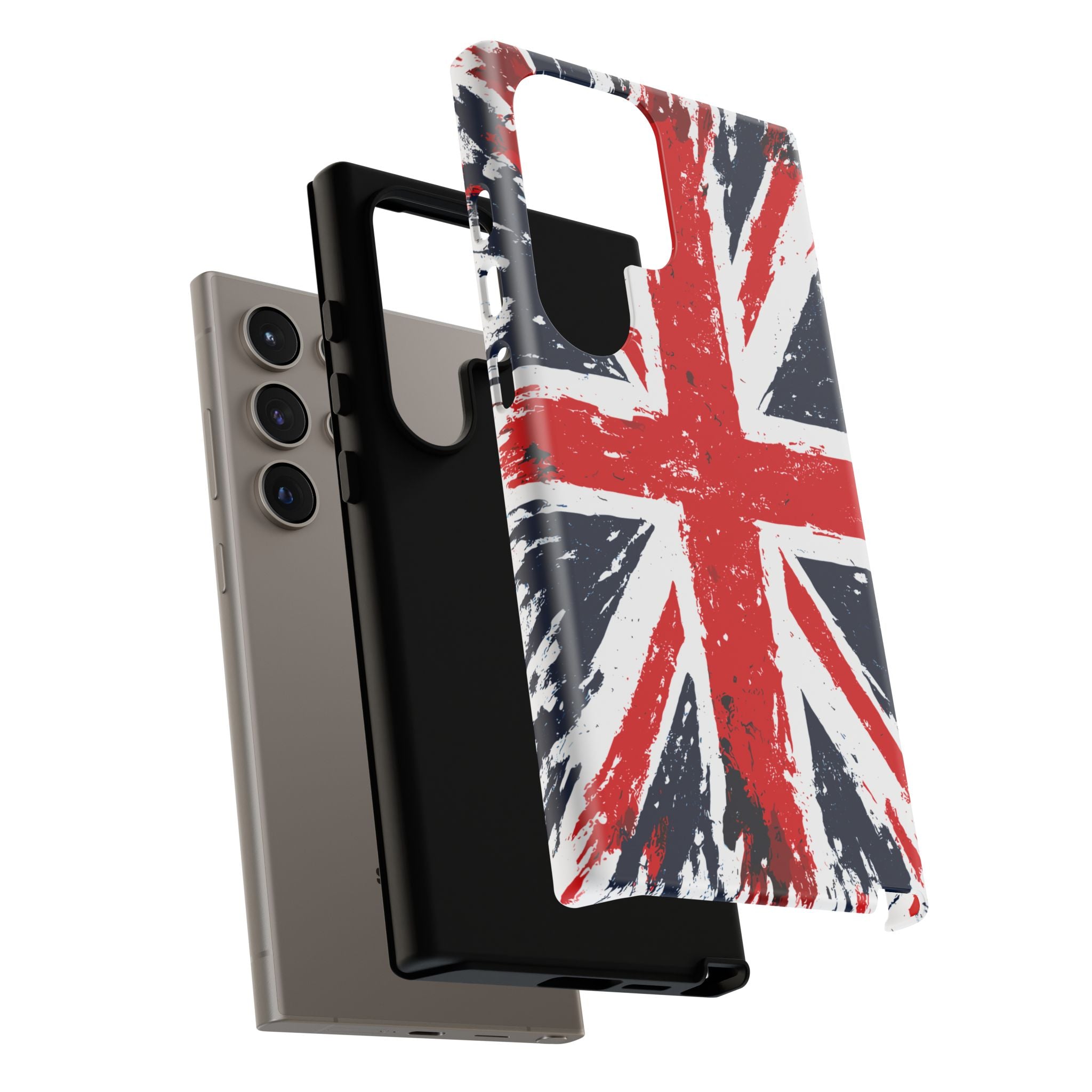 Union Jack Phone Case — Distressed British Flag Tough Case
