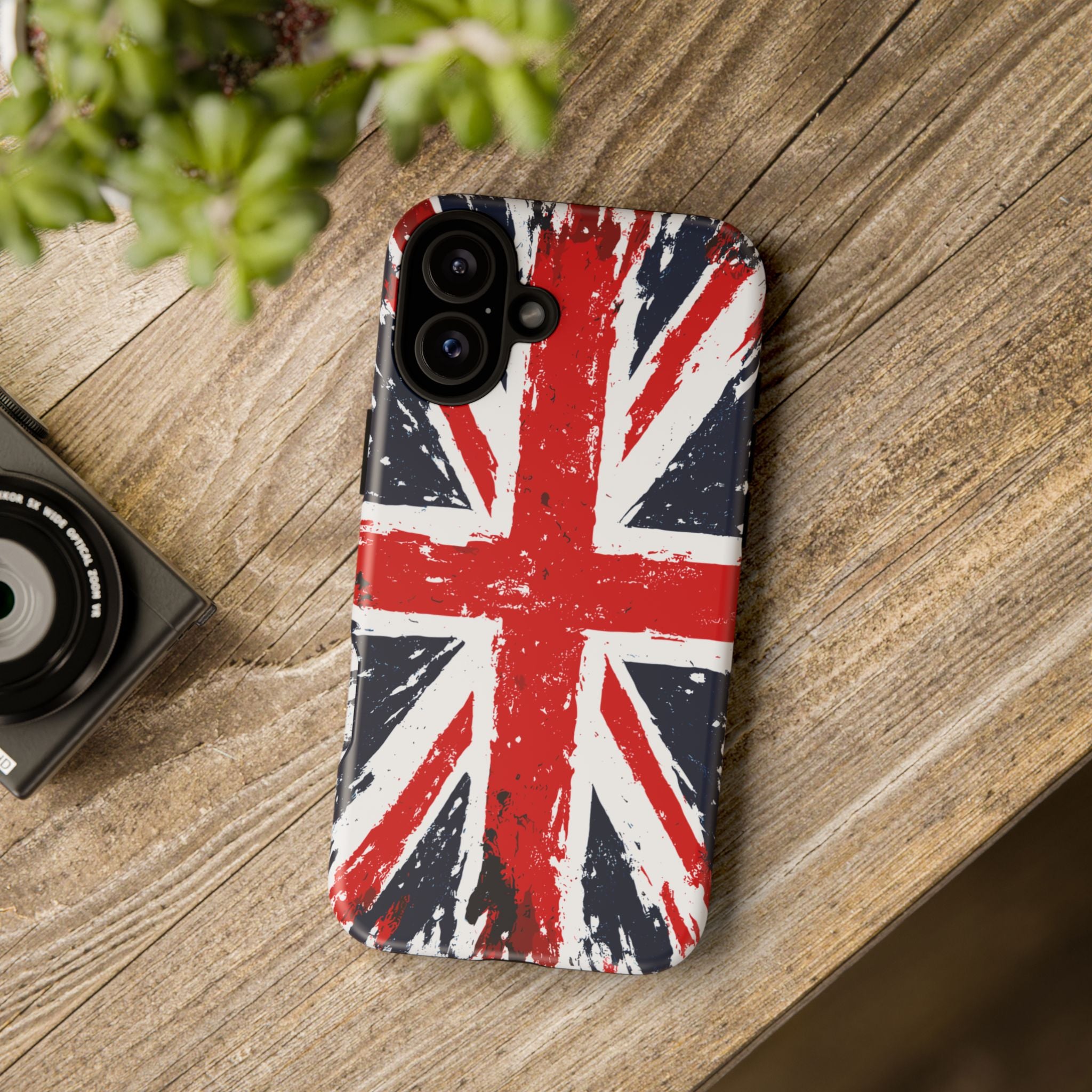 Union Jack Phone Case — Distressed British Flag Tough Case