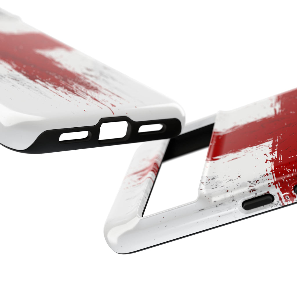 Phone Case - Distressed England St. George's Cross Patriotic Tough Case
