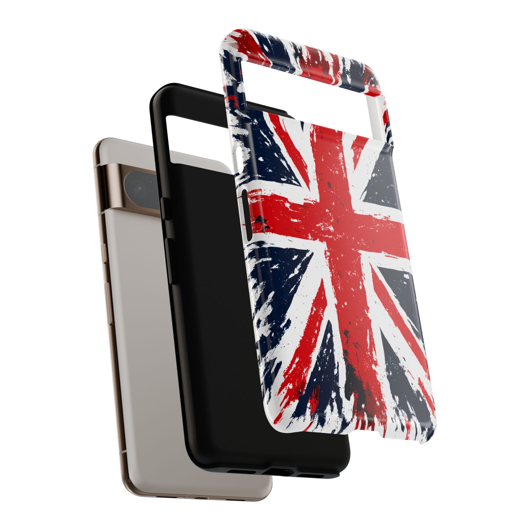 Union Jack Phone Case — Distressed British Flag Tough Case