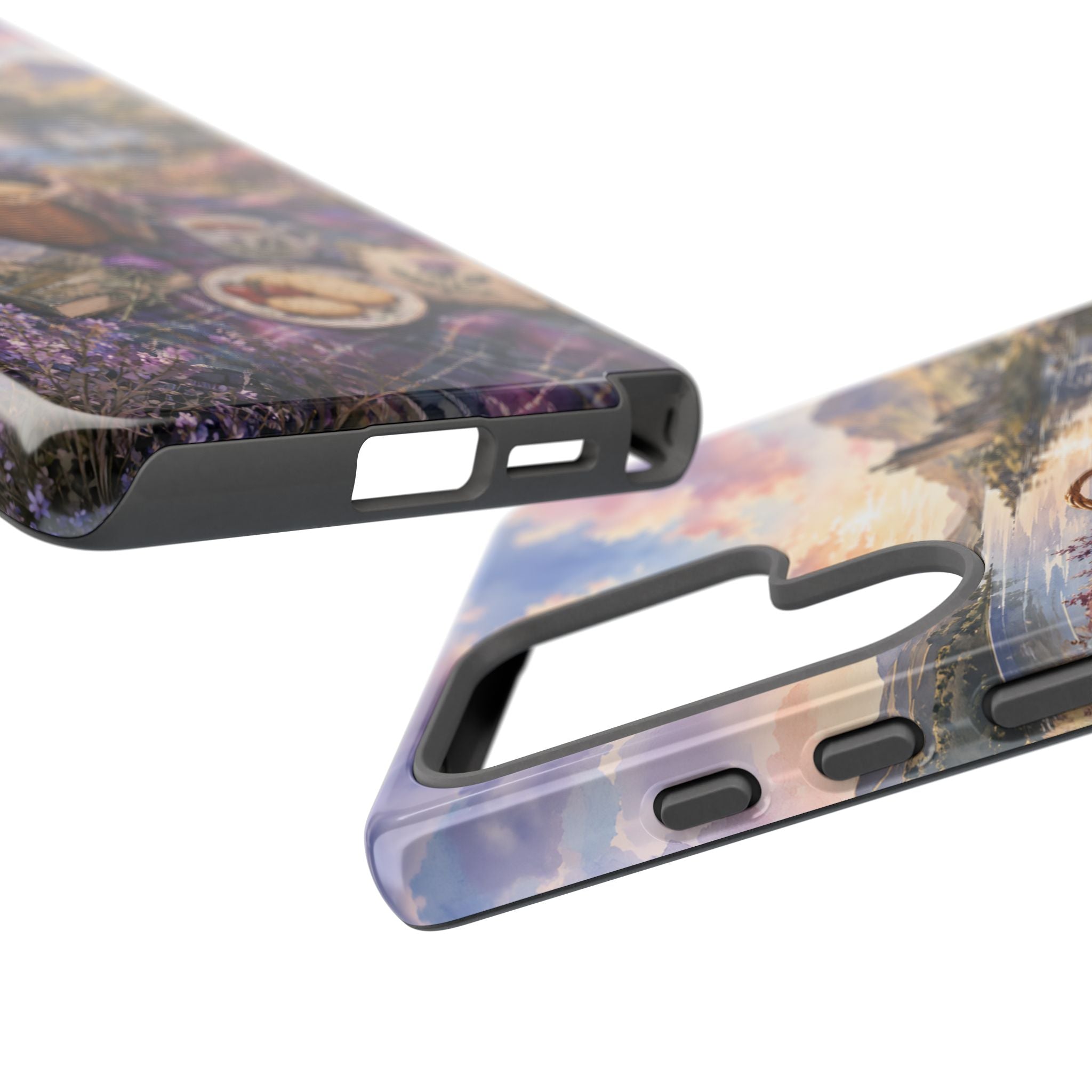 Highland Summer Picnic Phone Case – Scottish Castle & Thistle Art