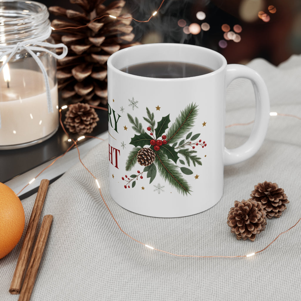 Merry & Bright Christmas Mug