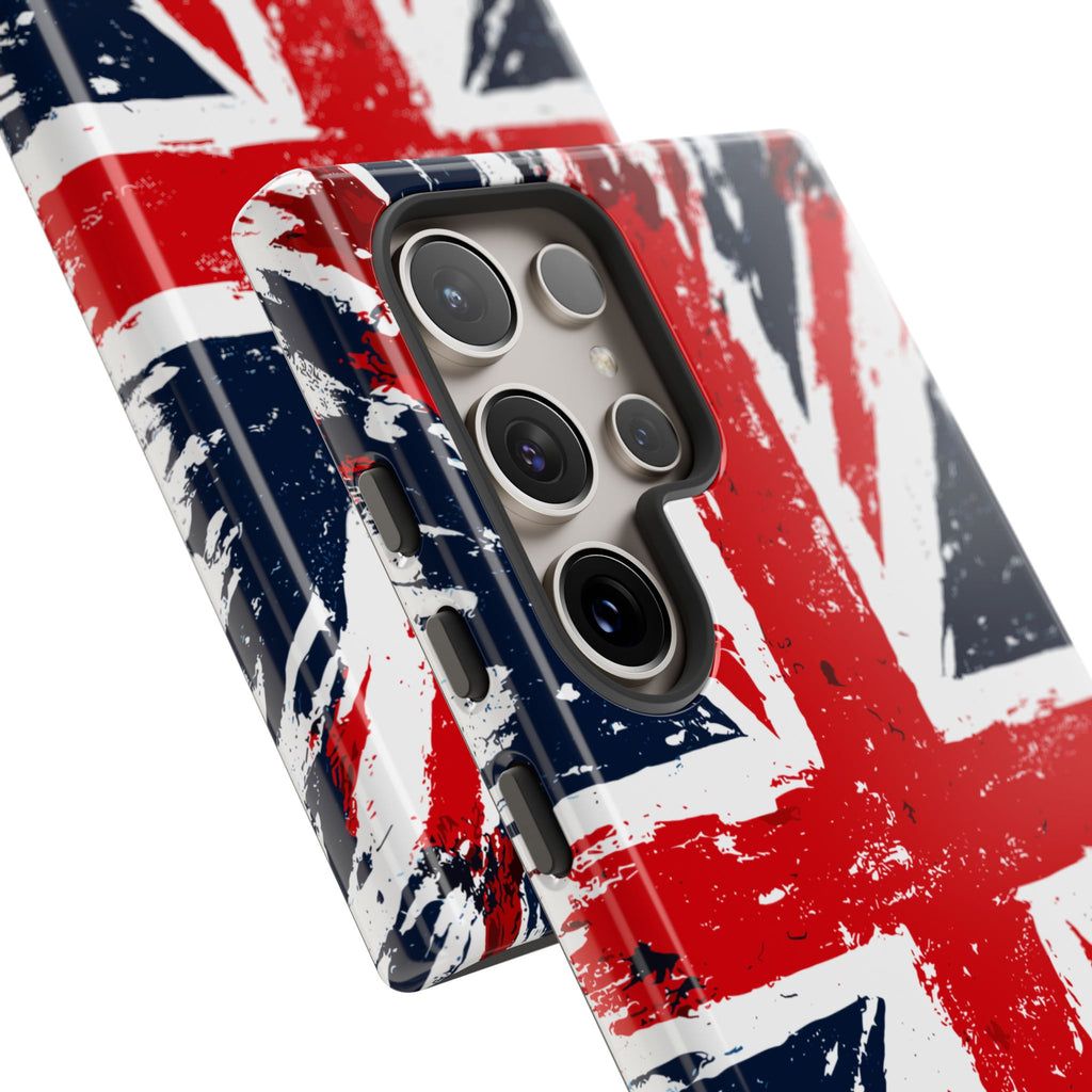 Union Jack Phone Case — Distressed British Flag Tough Case