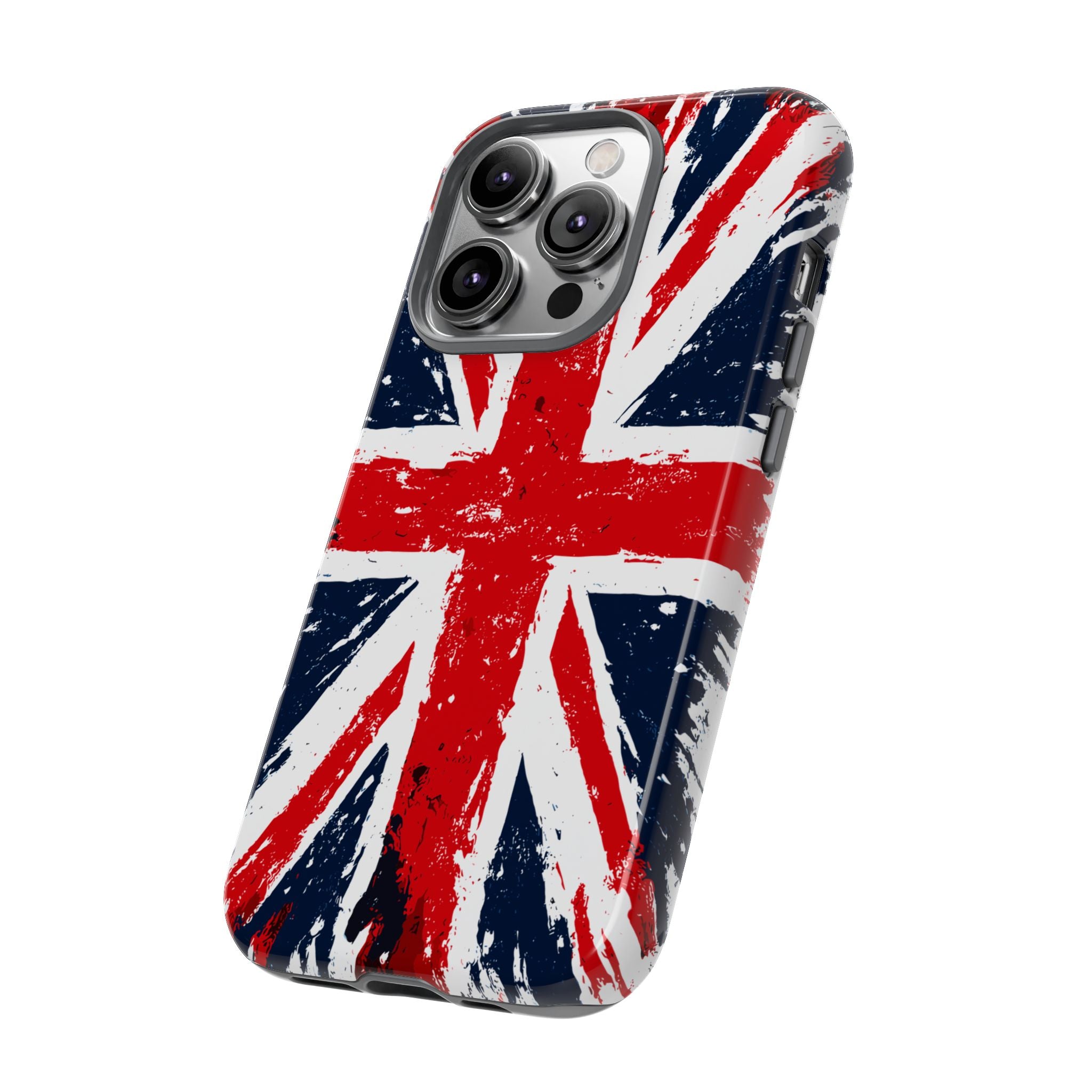 Union Jack Phone Case — Distressed British Flag Tough Case