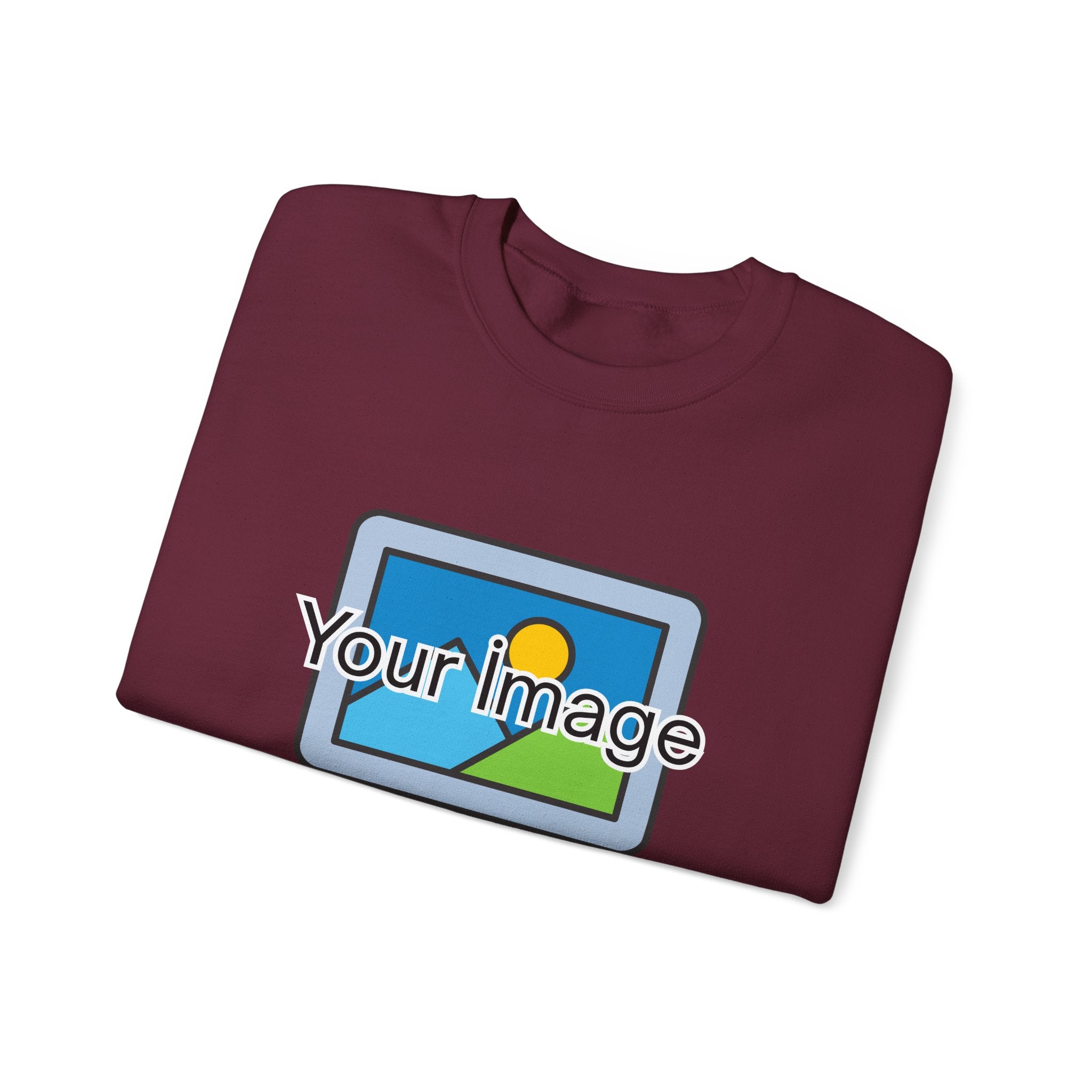 Personalized Image & Text Sweatshirt