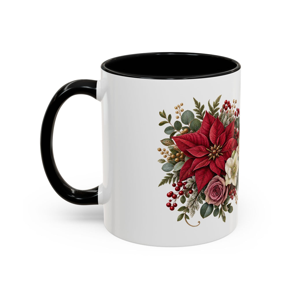 Blooming With Christmas Joy Floral Christmas Mug