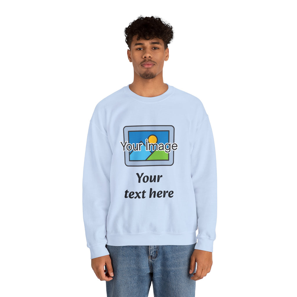 Personalized Image & Text Sweatshirt