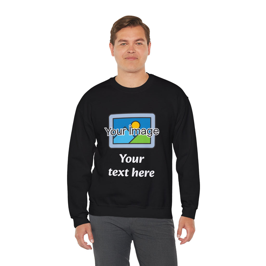 Personalized Image & Text Sweatshirt