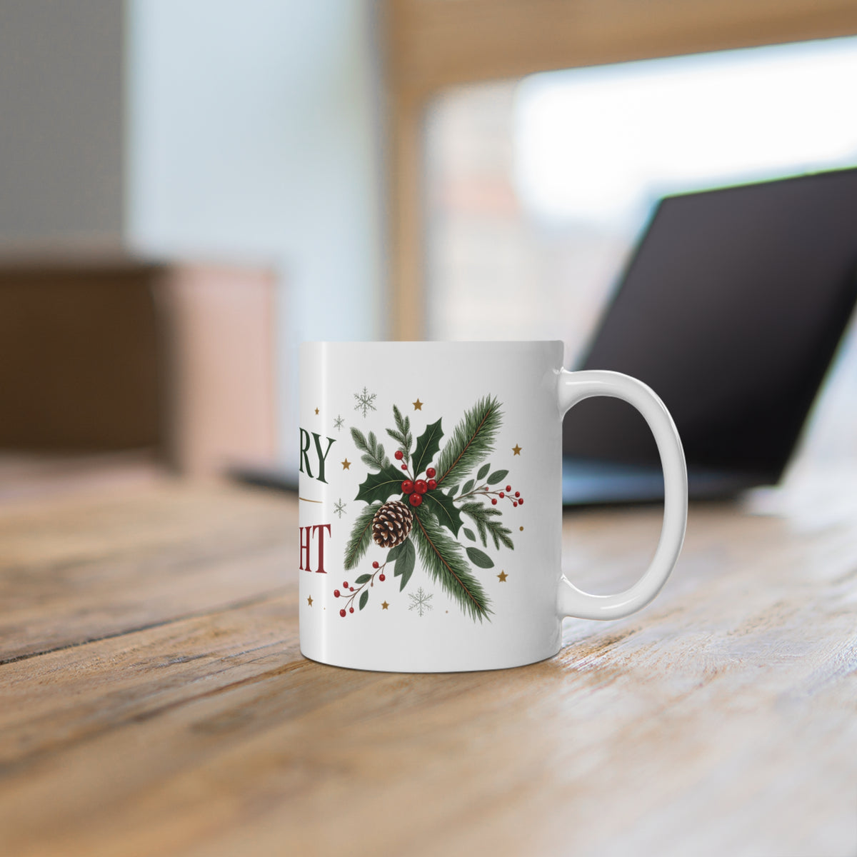 Merry & Bright Christmas Mug