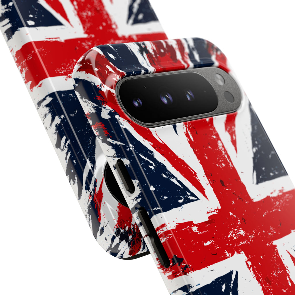 Union Jack Phone Case — Distressed British Flag Tough Case