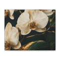Orchid Botanical Matte Canvas Print — Stretched 1.25"